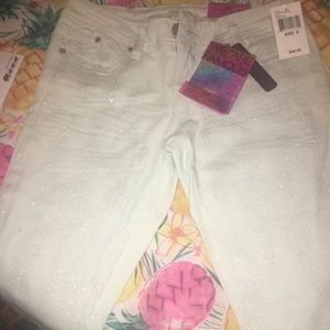We Are Famous Seafoam Size 5 jeans NWT
